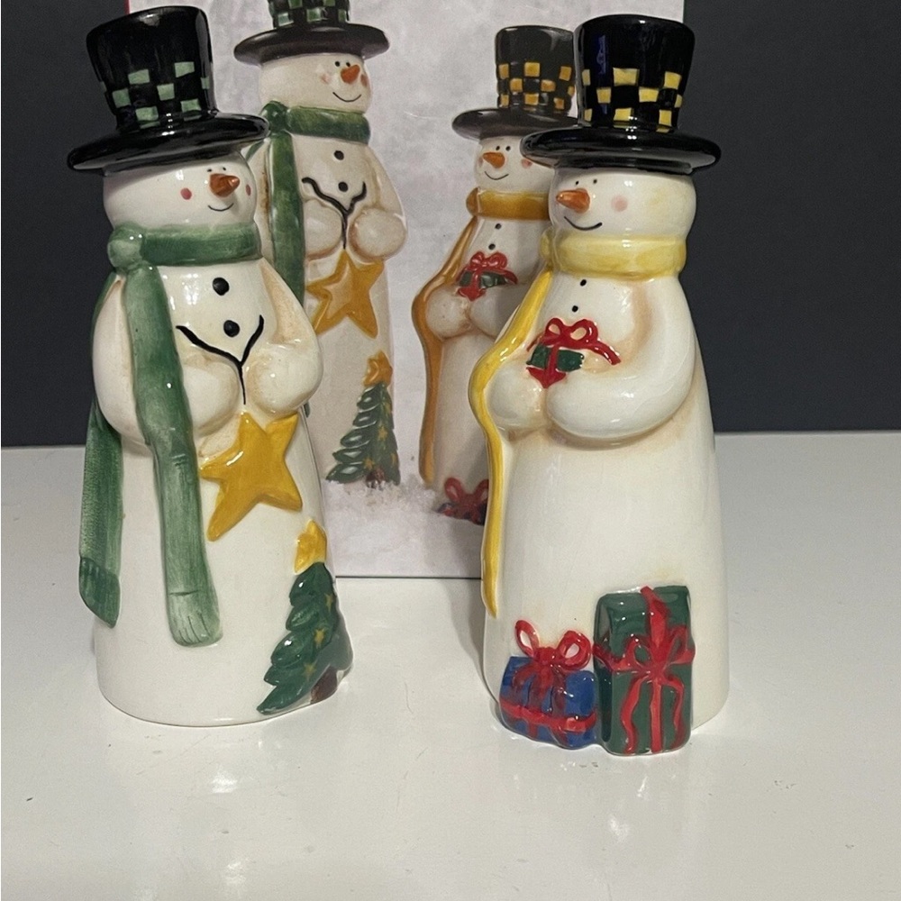 Snowman Salt/Pepper Set JC Penney Home Collection
